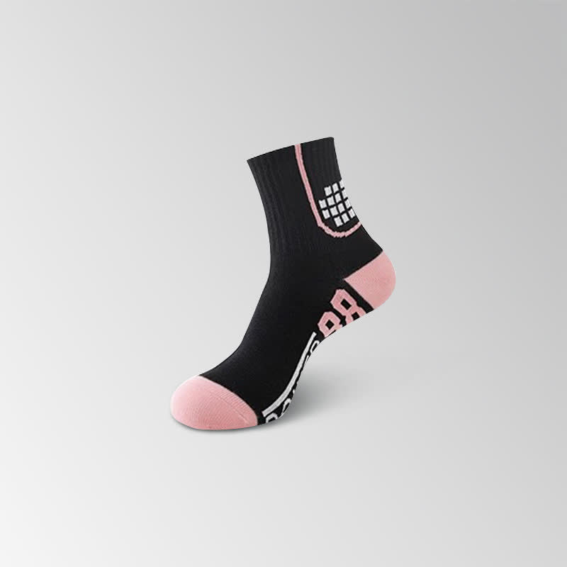 Chaussettes de compression à imprimé graphique numérique (8 paires)