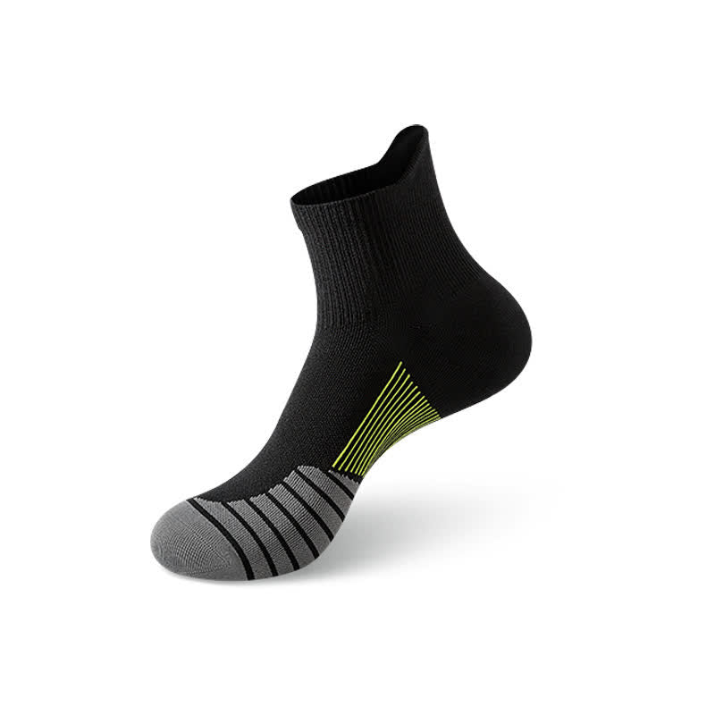Chaussettes de compression fines à séchage rapide pour la course à pied (5 paires) - Noir - EU39-44 (US6-10) - image 13