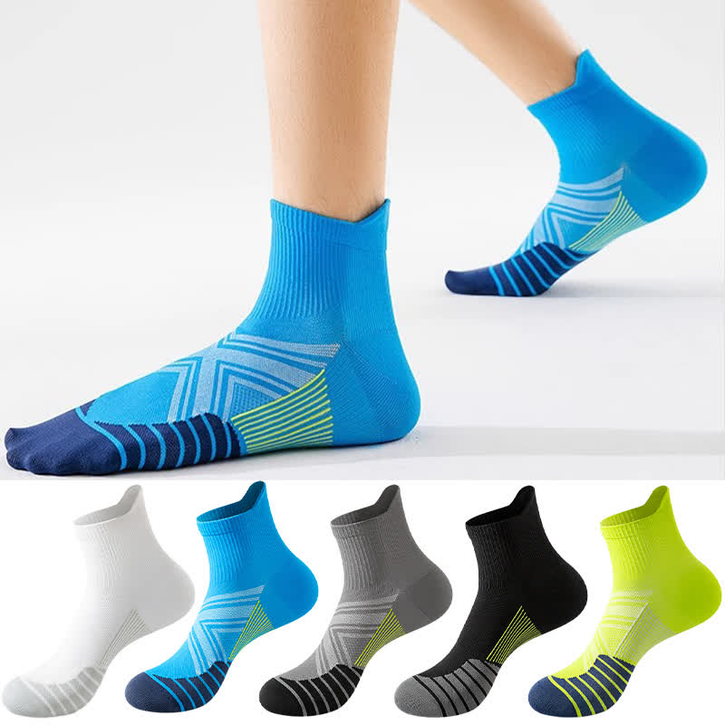Chaussettes de compression fines à séchage rapide pour la course à pied (5 paires)