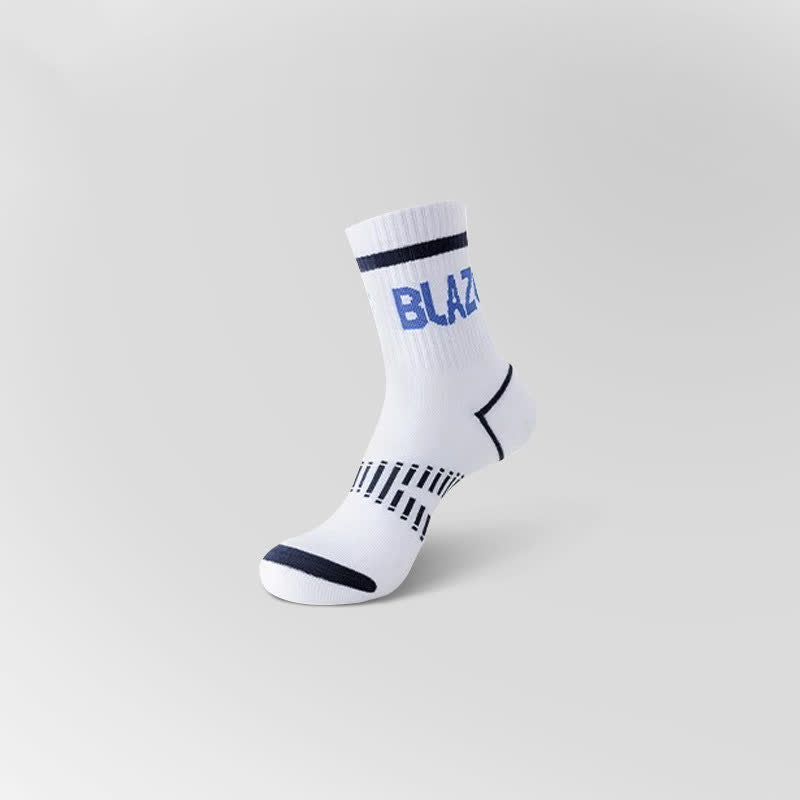 Chaussettes de compression de sport à imprimé lettre (5 paires)
