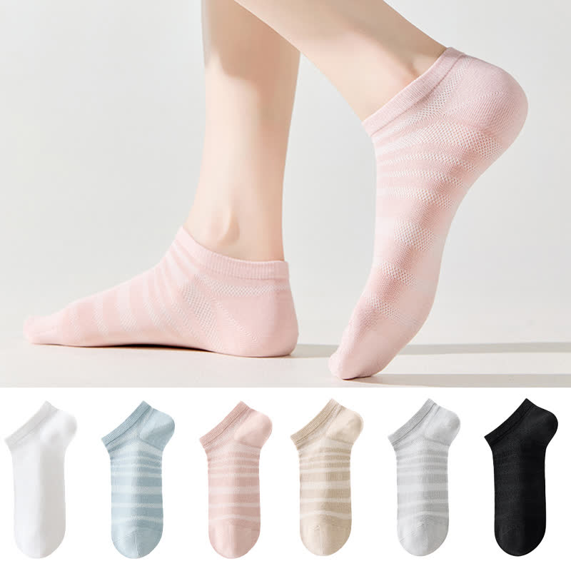 Chaussettes respirantes en maille modale (6 paires)