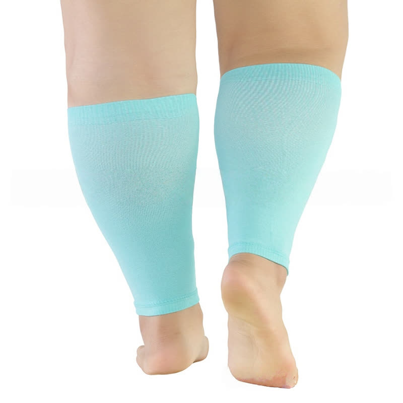 Manchons de compression extensibles pour mollets grande taille - Menthe - 5XL - image 9