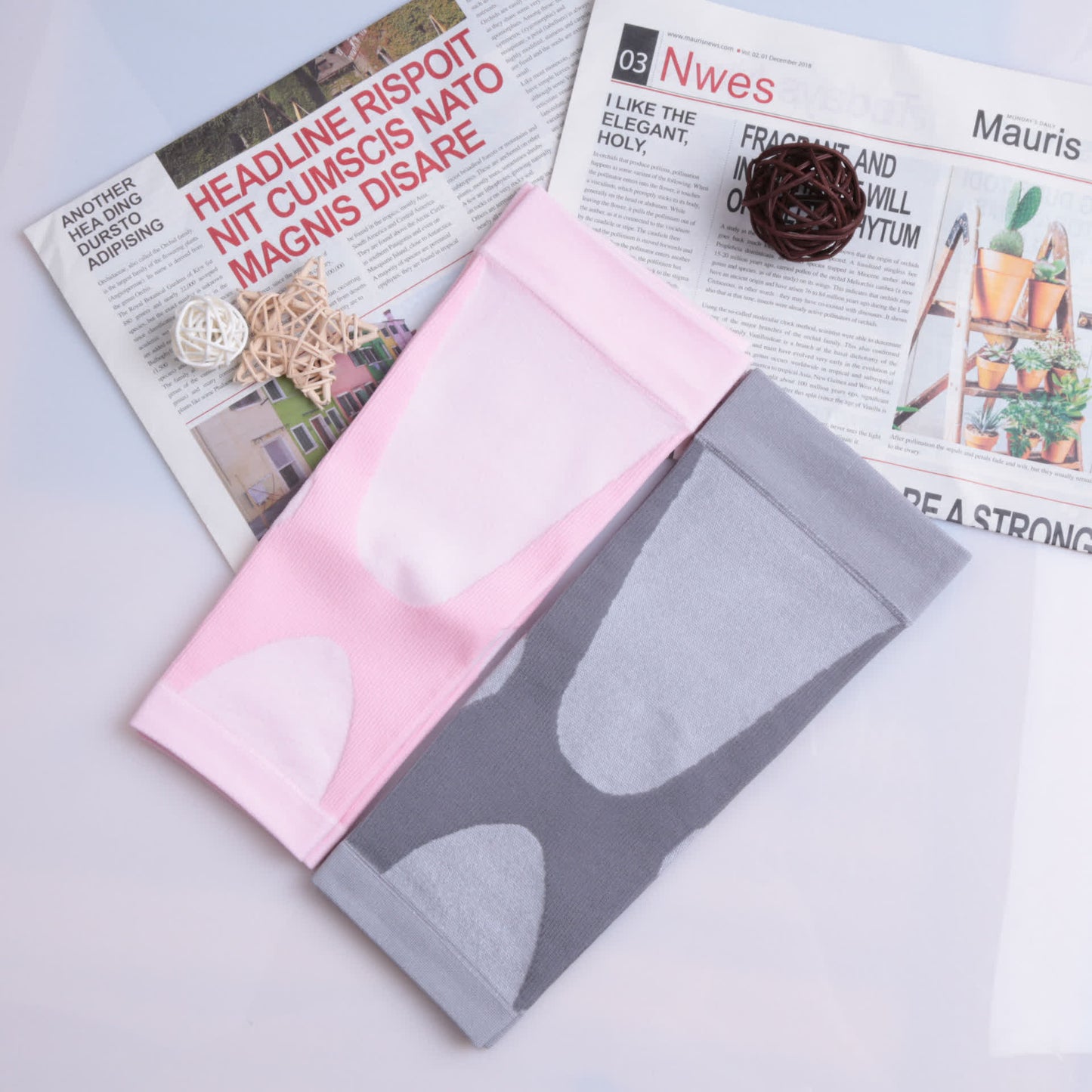Genouillères de sport élastiques à blocs de couleurs