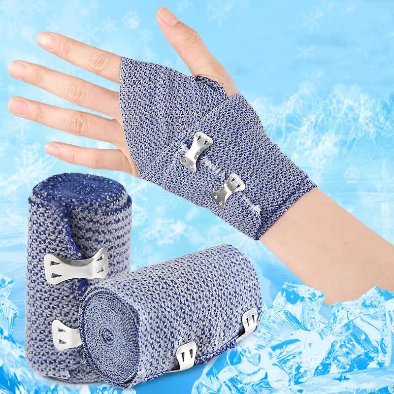 Bandage de poignet sportif enveloppant et rafraîchissant
