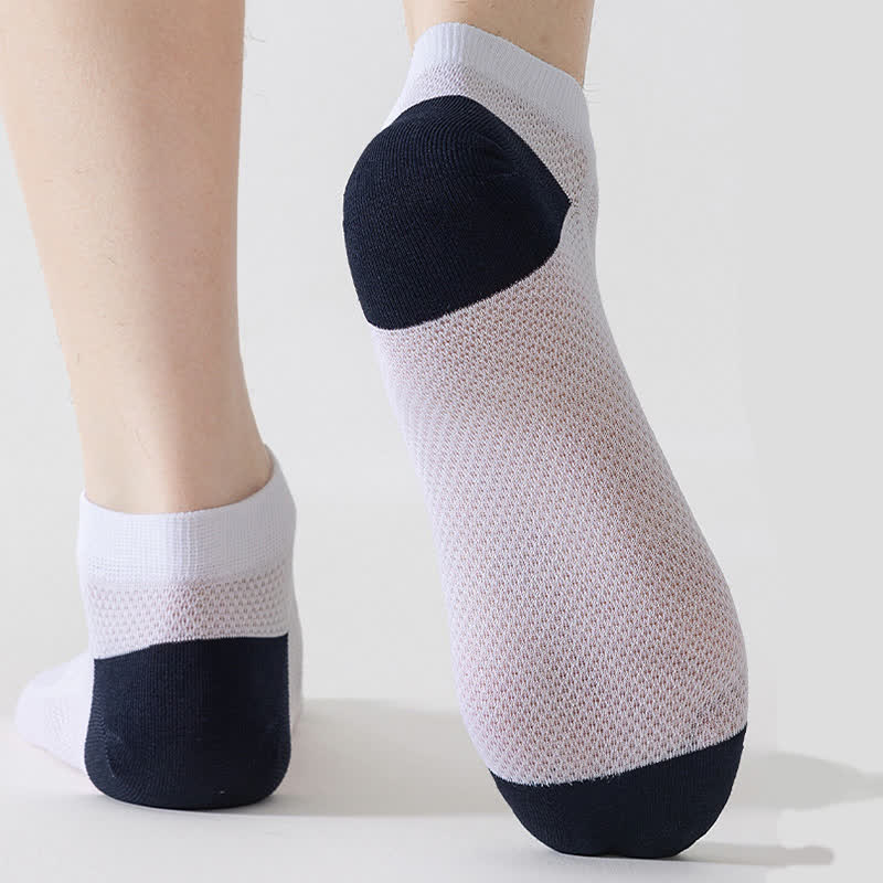 Chaussettes respirantes antidérapantes à talon en maille (6 paires)