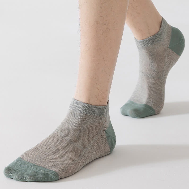 Chaussettes respirantes antidérapantes à talon en maille (6 paires)