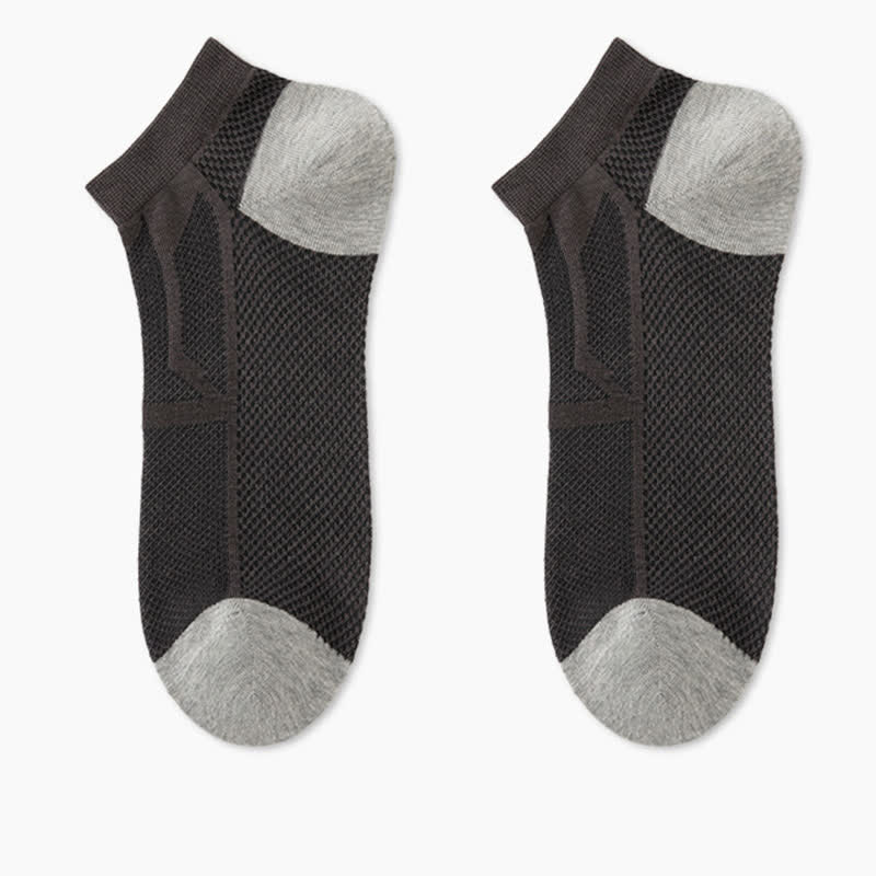 Chaussettes respirantes antidérapantes à talon en maille (6 paires)