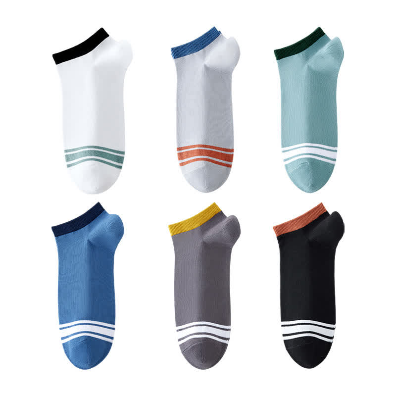 Chaussettes antibactériennes en pur coton hautement élastique (6 paires)