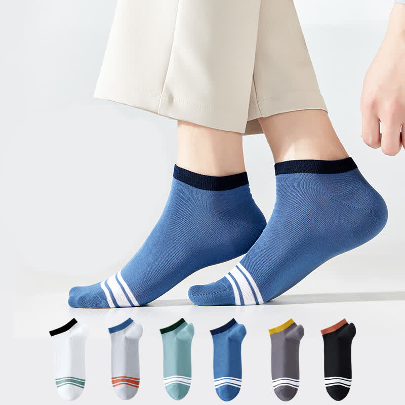 Chaussettes antibactériennes en pur coton hautement élastique (6 paires)