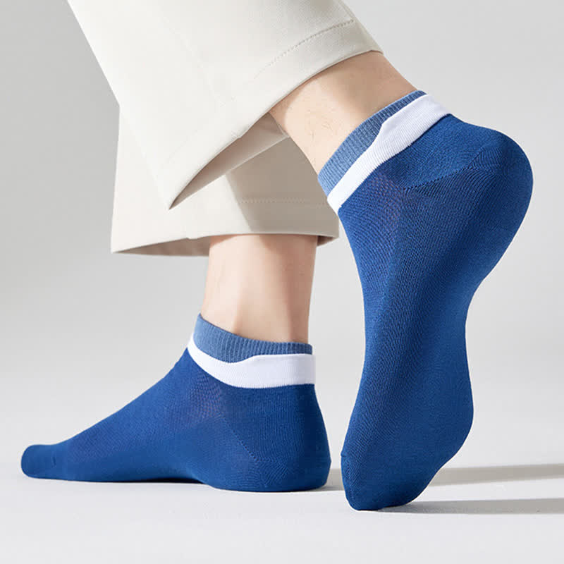 Chaussettes en maille respirante en pur coton (5 paires)