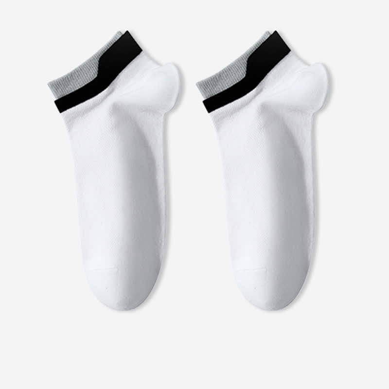 Chaussettes en maille respirante en pur coton (5 paires)