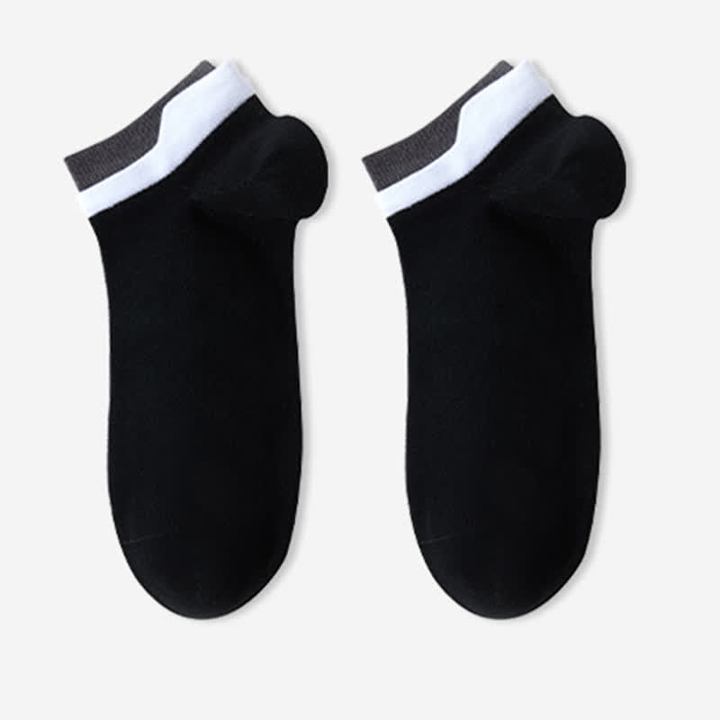 Chaussettes en maille respirante en pur coton (5 paires)
