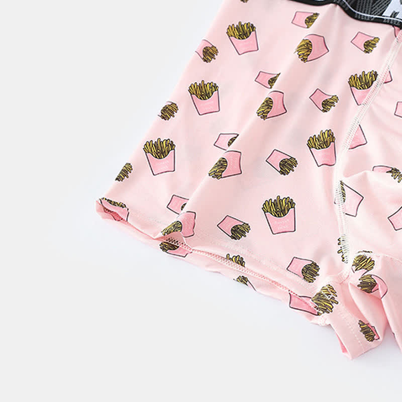 Boxers respirants pour homme à imprimé snacks (lot de 5)