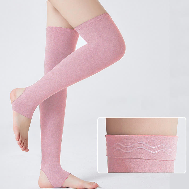 Manchons de compression pour cuisses à étrier - Rose - XL - image 5