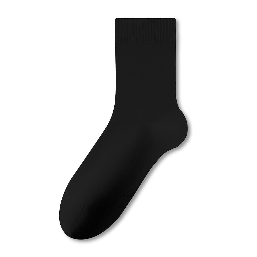 Chaussettes respirantes antibactériennes en pur coton (5 paires)
