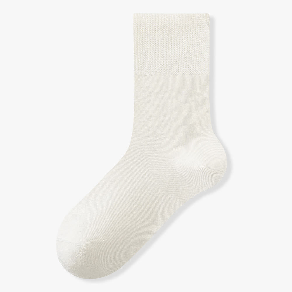 Chaussettes longues en coton extensible grande taille (8 paires)