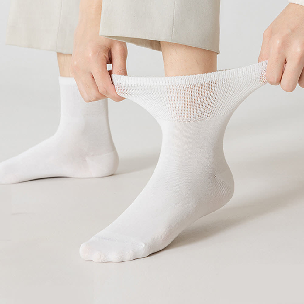 Chaussettes longues en coton extensible grande taille (8 paires)