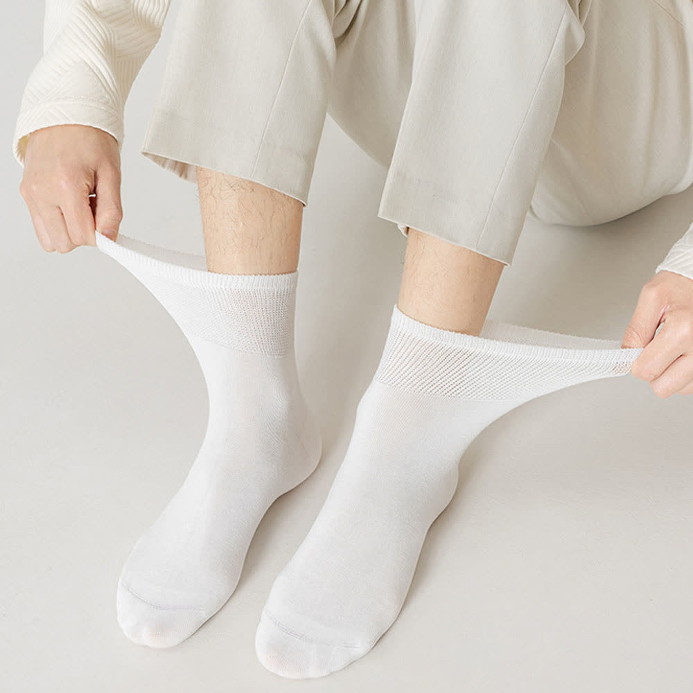 Chaussettes longues en coton extensible grande taille (8 paires)