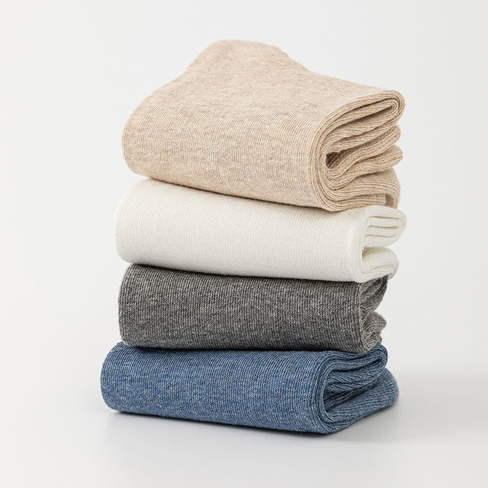 Chaussettes longues en coton extensible grande taille (8 paires)