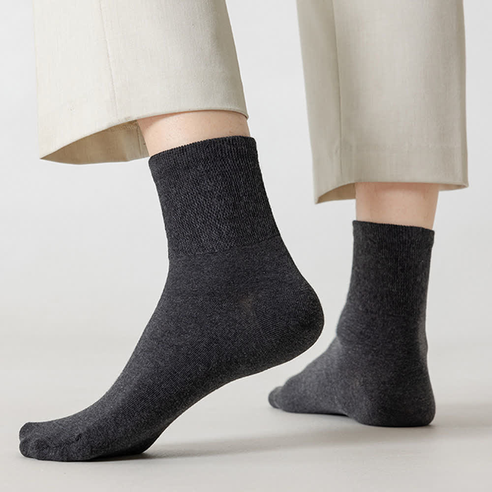 Chaussettes longues en coton extensible grande taille (8 paires)