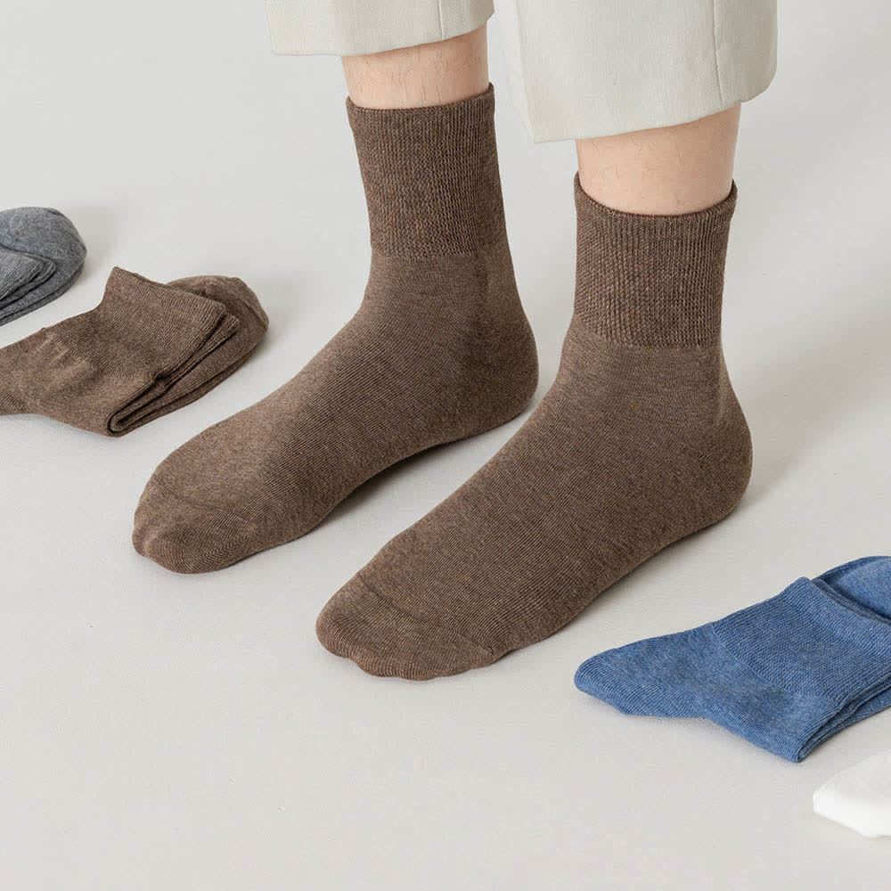 Chaussettes longues en coton extensible grande taille (8 paires)