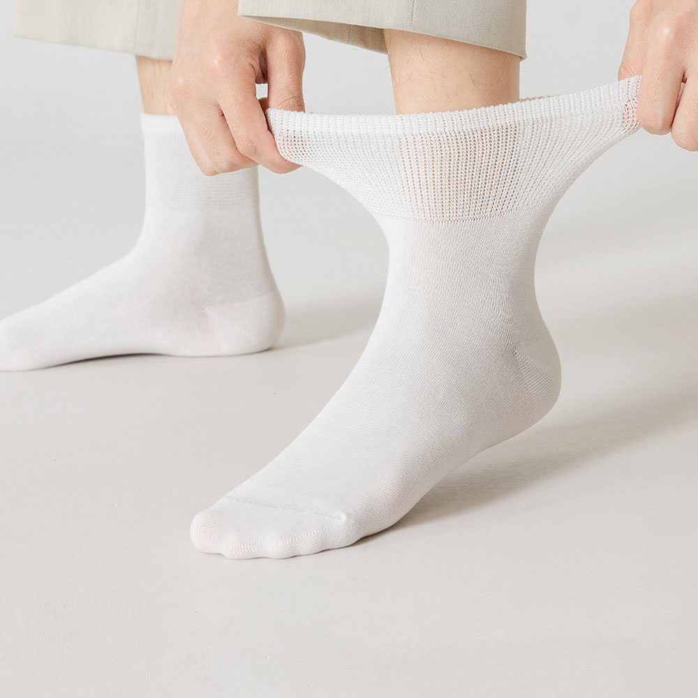 Chaussettes longues en coton extensible grande taille (8 paires)