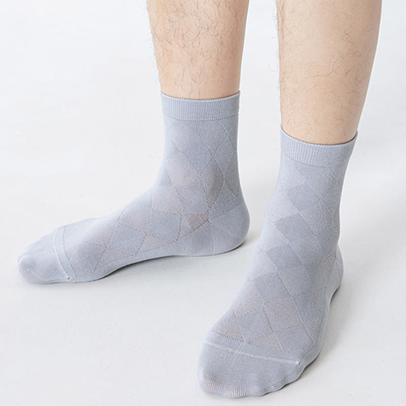 Chaussettes mi-mollet respirantes en pur coton (7 paires)