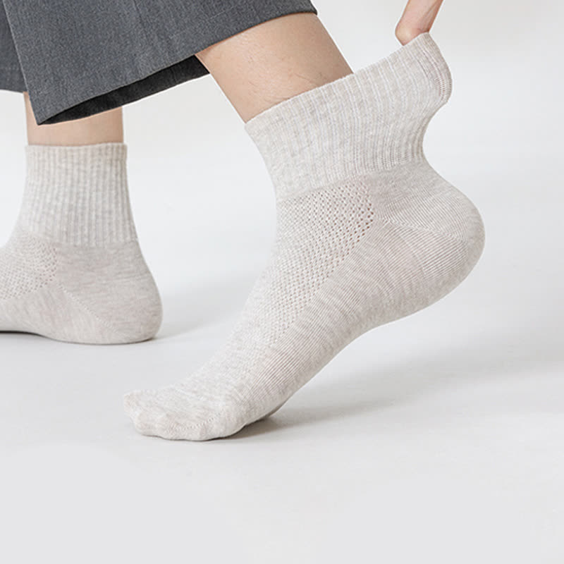 Chaussettes fines et respirantes en pur coton (7 paires)