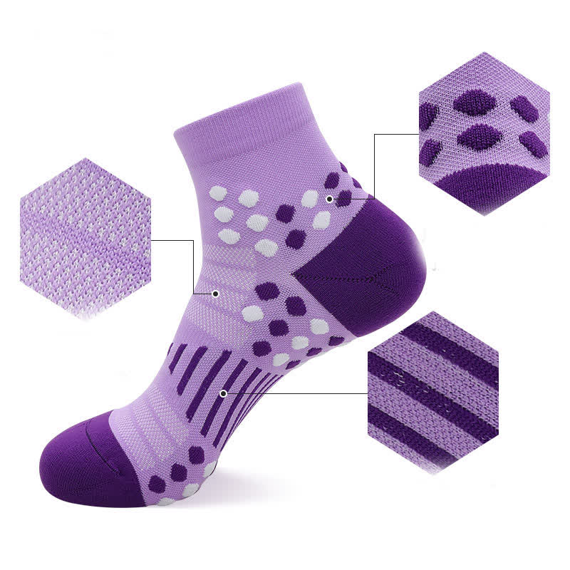 Chaussettes de compression pour le cyclisme avec maintien ciblé (4 paires)