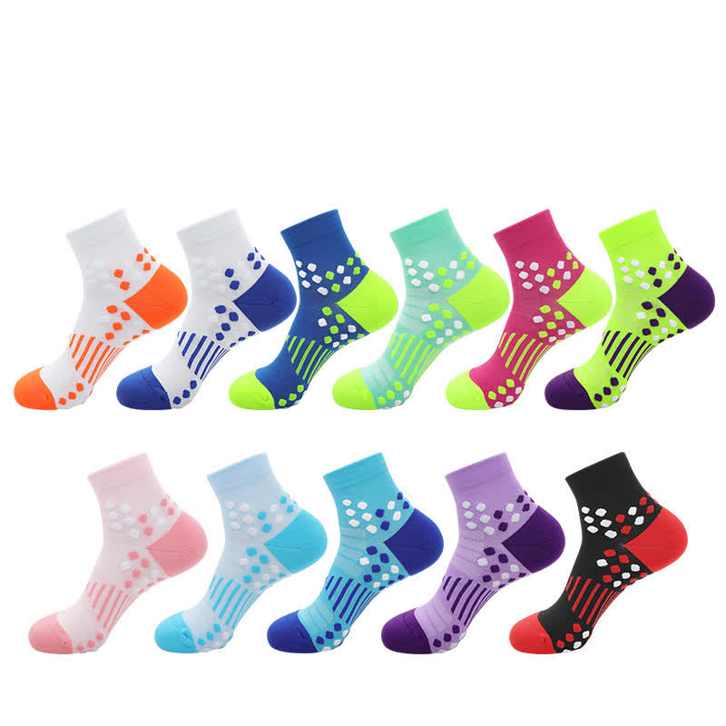 Chaussettes de compression pour le cyclisme avec maintien ciblé (4 paires)