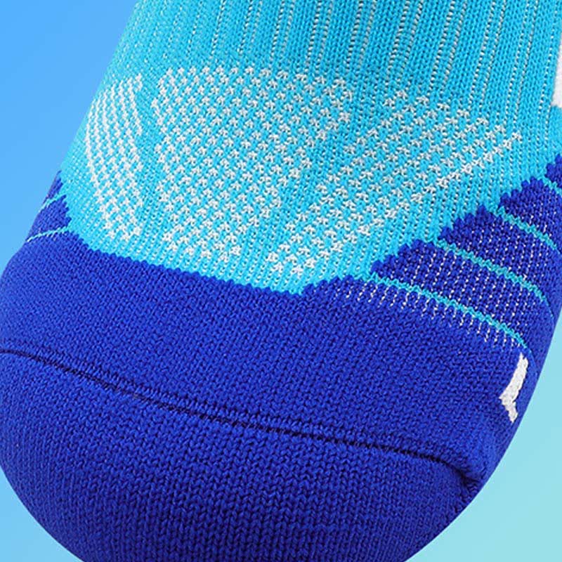Chaussettes de compression à imprimé graphique pour la course à pied (4 paires)
