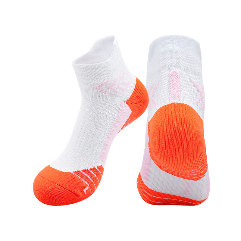 Chaussettes de compression à imprimé graphique pour la course à pied (4 paires)