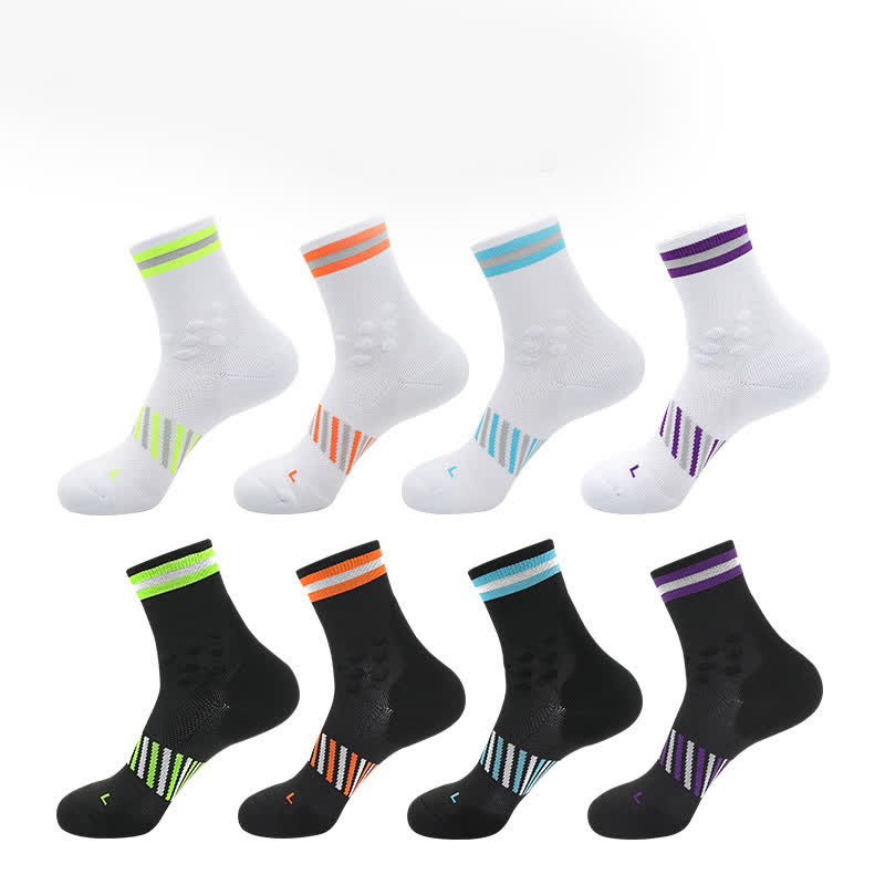 Chaussettes de compression respirantes pour le cyclisme (4 paires)