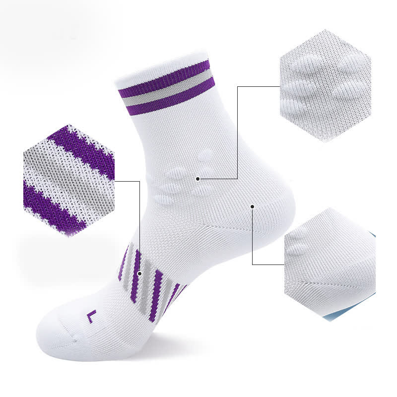 Chaussettes de compression respirantes pour le cyclisme (4 paires)