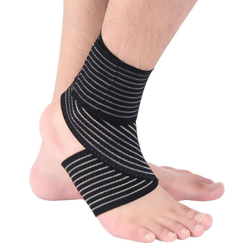 Chevillères fines et élastiques en velcro - Noir - Taille unique - image 6