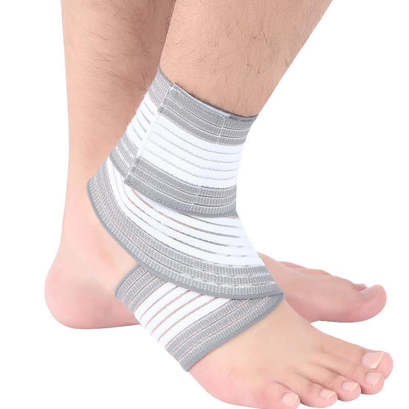 Chevillères fines et élastiques en velcro - Gris - Taille unique - image 7