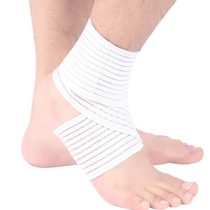 Chevillères fines et élastiques en velcro - Blanc - Taille unique - image 5