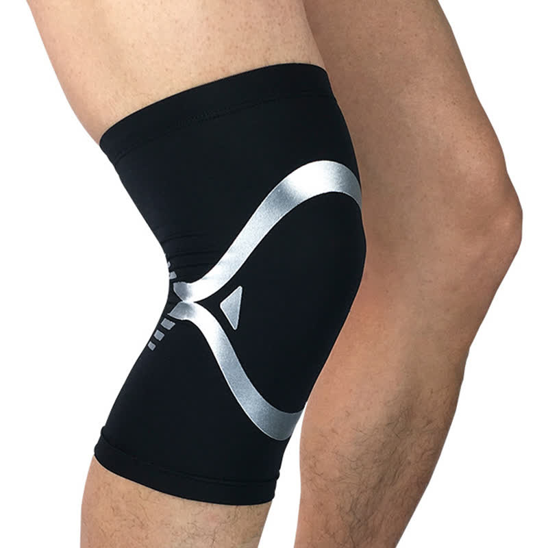 Genouillères de sport élastiques et respirantes