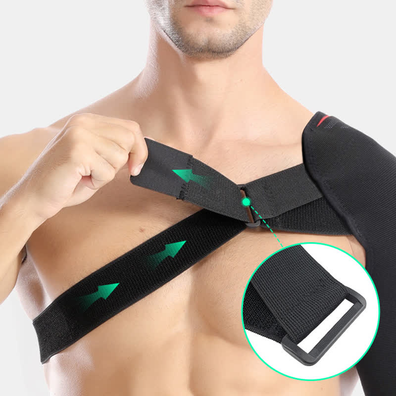 Orthèse d'épaule à compression réglable et hautement élastique