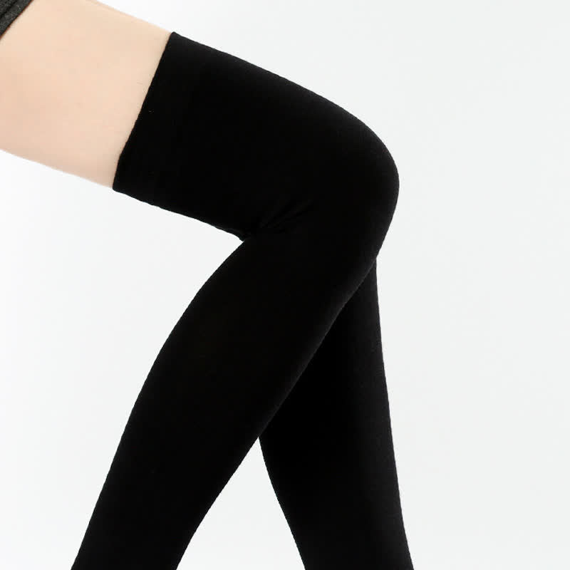 Manchons de cuisse en pur coton avec poignée en silicone antidérapante - image 3