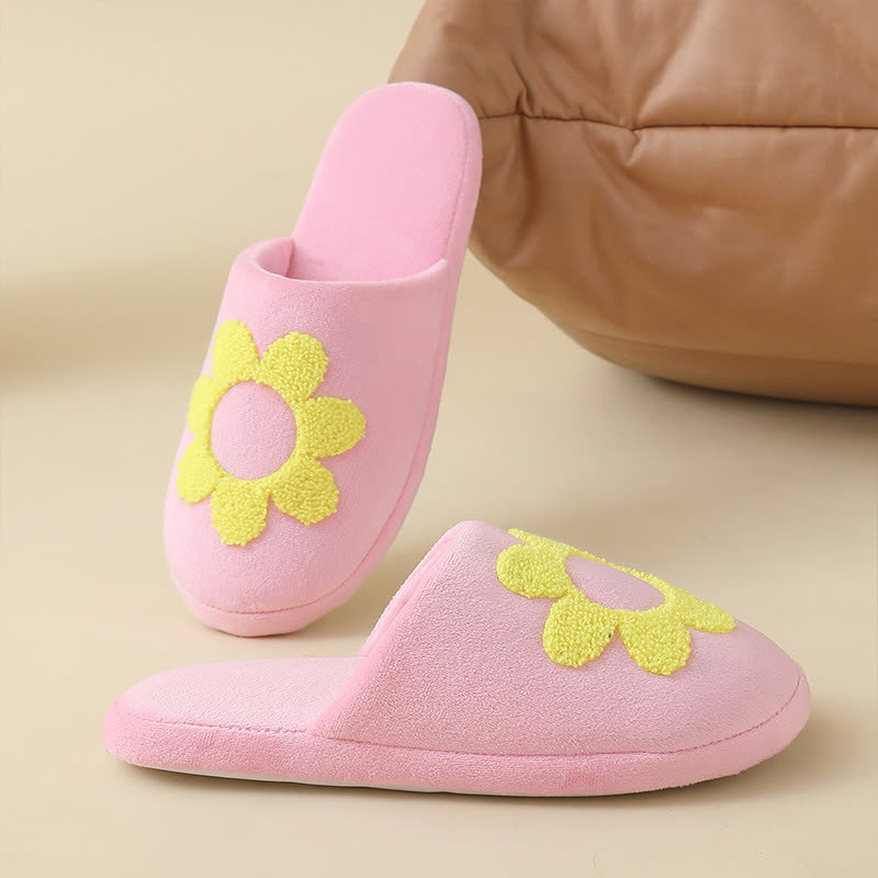 Chaussons mignons à imprimé floral grande taille - image 4