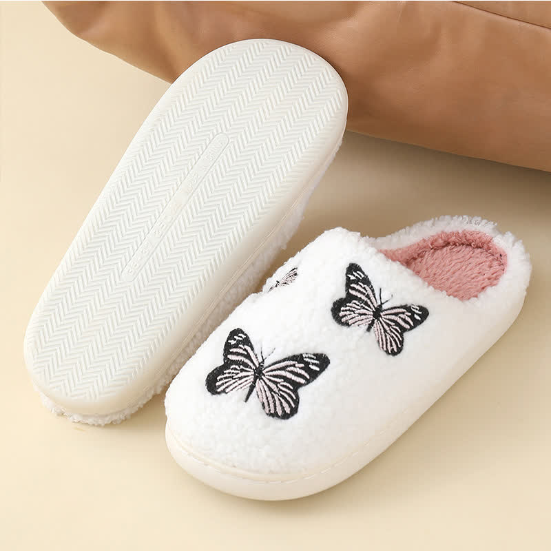 Chaussons mignons à imprimé papillon grande taille - image 7