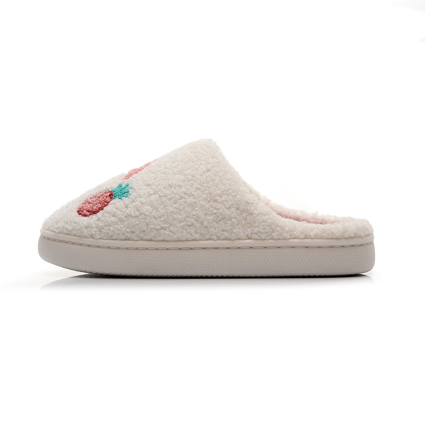 Chaussons en peluche flamant rose grande taille