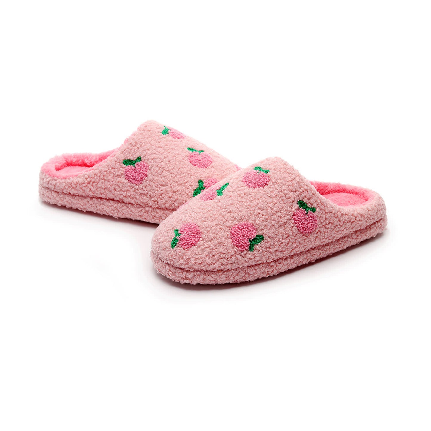 Chaussons en peluche pêche grande taille - image 3