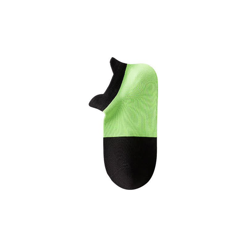 Chaussettes respirantes en coton à blocs de couleurs (6 paires)