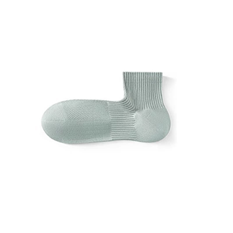 Chaussettes basses respirantes en coton uni (6 paires)