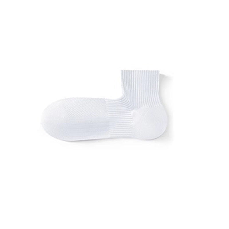 Chaussettes basses respirantes en coton uni (6 paires)