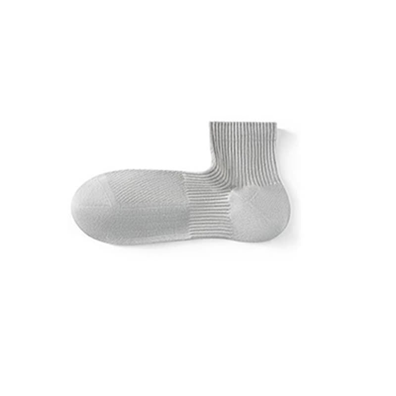 Chaussettes basses respirantes en coton uni (6 paires)