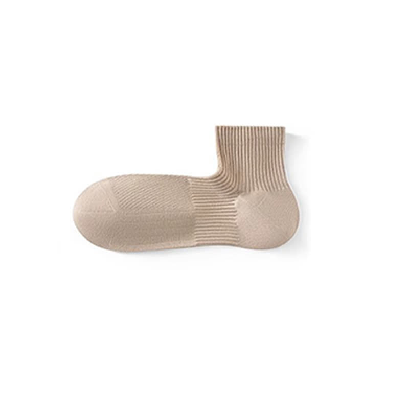 Chaussettes basses respirantes en coton uni (6 paires)