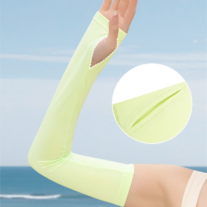 Manchons de protection solaire élastiques et respirants pour l'extérieur